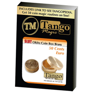 Slot Okito Coin Box Brass 50cent Euro by Tango -Trick (B0016)