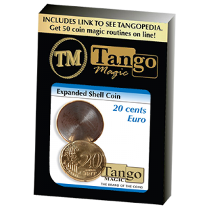 Expanded Shell Coin (20 Cent Euro) by Tango Magic - Trick (E0006)