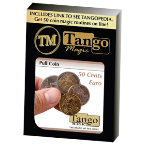 Pull Coin (50 Cent Euro)(E0046) by Tango Magic -Trick