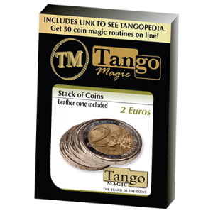 Stack of Coins (2 Euros) by Tango Magic- Trick (E0053)