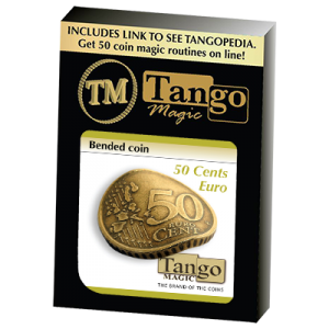 Bended Coin (50 cents Euro)(E0075) by Tango - Trick (E0075)