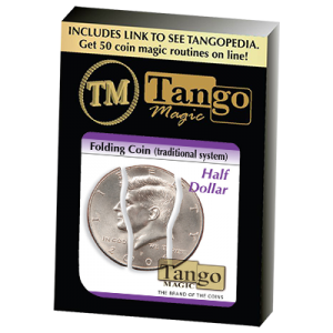 Folding Coin Half Dollar (D0020) by Tango Magic - Trick
