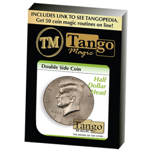 Double Side Half Dollar (Heads) (D0035) by Tango Magic - Trick
