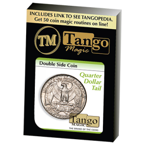 Double Side Quarter (Tails)(D0036) by Tango Magic - Trick