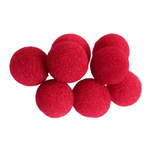 Mini Super Soft Sponge Ball (Red) Bag of 8 from Magic by Gosh