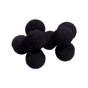 Mini Super Soft Sponge Ball (Black) Bag of 8 from Magic by Gosh