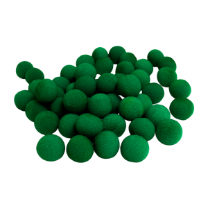 2 inch Super Soft Sponge Ball (Green) Bag of 50 from Magic by Gosh