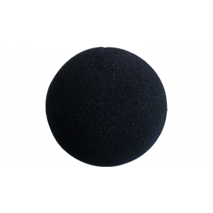 4 inch Regular Sponge Ball (Black) from Magic by Gosh (1 Each)
