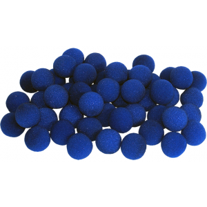 2 inch Super Soft Sponge Ball (Blue) Bag of 50 from Magic by Gosh
