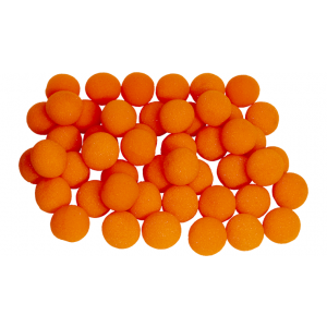 1.5 inch Super Soft Sponge Balls (Orange) Bag of 50 from Magic By Gosh