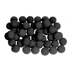 2 inch Regular Sponge Ball (Black) Bag of 50 from Magic by Gosh