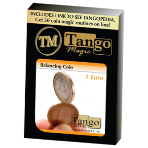 Balancing Coin (1 Euro) by Tango Magic- Trick (E0049)
