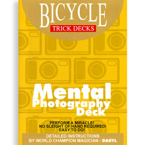 Mental Photo Deck Bicycle (Red) - Trick