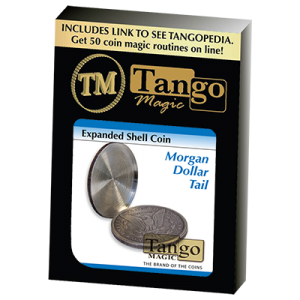 Expanded Shell Coin - Morgan Dollar (Tail) (D0099) by Tango - Trick