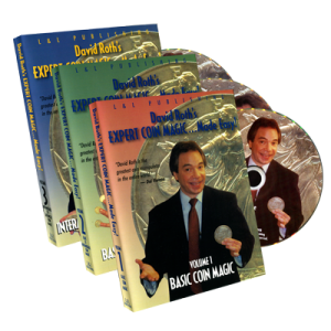 David Roth Expert Coin Magic Made Easy (3 Vol. set) - DVD