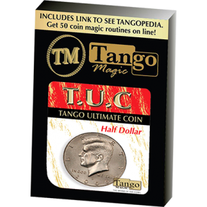 Tango Ultimate Coin (T.U.C)(D0108) Half dollar with instructional video by Tango - Trick
