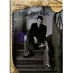 REFILL for Paul Harris Presents The Hawk 2.0 (2 Basic Hawk Gimmicks & Thread)- Trick