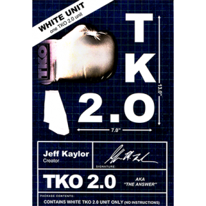 TKO 2.0 Gimmick only (white) by Jeff Kaylor - Trick