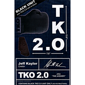 TKO 2.0 Gimmick only (Black) by Jeff Kaylor - Trick
