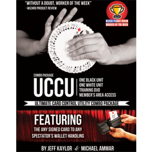 Any Card to Any Spectator's Wallet COMBO PACK! - BLACK & WHITE (DVD and Gimmicks) By Jeff Kaylor and Michael Ammar - DVD