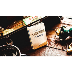 Vintage Plaid Playing Cards (California Blue) by Dan and Dave Buck - Trick