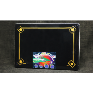 PRO VDF Close Up Pad with Printed Aces (Black) by Di Fatta Magic - Trick