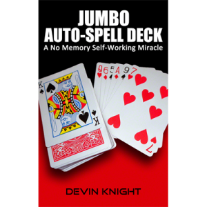 Auto Spell Deck (Jumbo) by Devin Knight - Trick