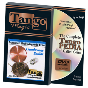 Expanded shell One Dollar Eisenhower Magnetic (D0156) by Tango - Trick