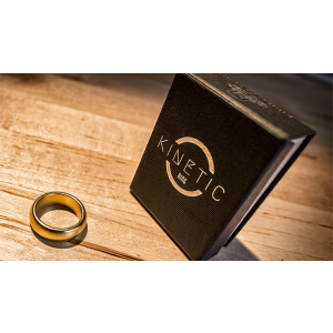 Kinetic PK Ring (Gold) Curved size 10 by Jim Trainer - Trick