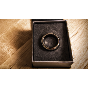 Kinetic PK Ring (Silver) Curved size 12 by Jim Trainer - Trick