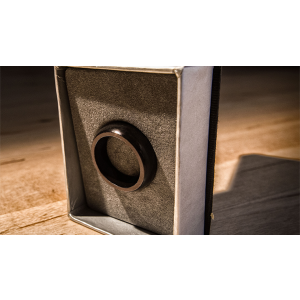 Kinetic PK Ring (Black) Curved size 8 by Jim Trainer - Trick