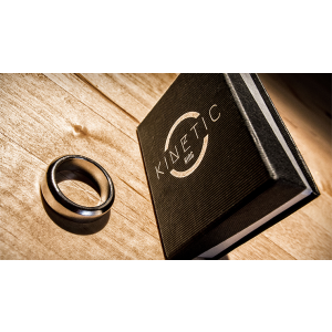 Kinetic PK Ring (Silver) Beveled size 10 by Jim Trainer - Trick