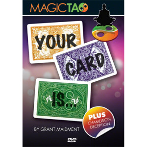 Your Card Is (DVD and Gimmick) by Grant Maidment and Magic Tao - DVD