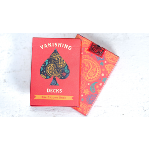 The Dapper Deck (Orange) Printed at USPCC by Vanishing Inc.