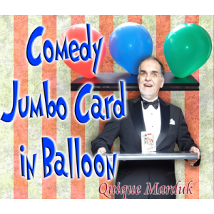 Comedy Card In Balloon by Quique Marduk - Trick