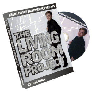 The Living Room Project Vol 1 (Gaff Coins) by Jeremy Pei and Xristo Magic - DVD