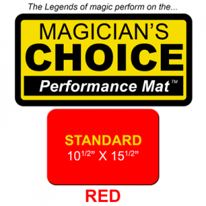 Standard Close-Up Mat (RED - 10.5x15.5) by Ronjo - Trick