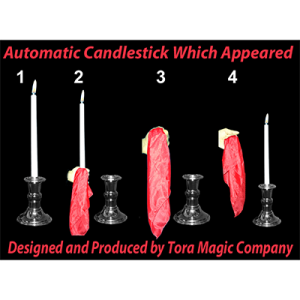 Automatic Appearing Candle (2 PARTS:GIMMICK AND DVD) by Tora Magic - Trick