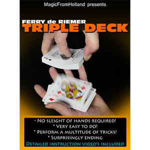 Triple Deck (Red) by Ferry De Riemer - Trick