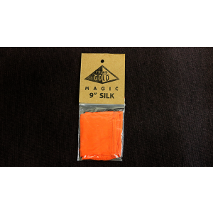 Silk 9 inch (Orange) by Pyramid Gold Magic