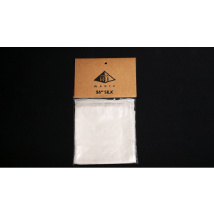 Silk 36 inch (White) by Pyramid Gold Magic