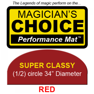 Super Classy Close-Up Mat (RED, 34 inch) by Ronjo - Trick