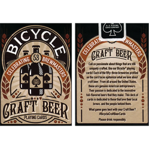Bicycle Craft Beer Deck by US Playing Card Co.