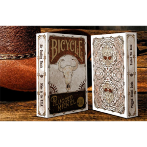 Plugged Nickel Playing Cards (Rusted Tin) by Matt Drake