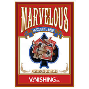 Marvelous Multiplying Card Boxes (Gimmick and DVD) by Matthew Wright and Vanishing Inc - Trick