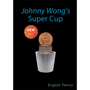 Super Cup (English Penny) by Johnny Wong -(1 dvd and 1 cup) Trick