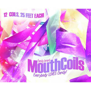 Mouth Coils 25 foot (Rainbow) by Candy Brand - Trick