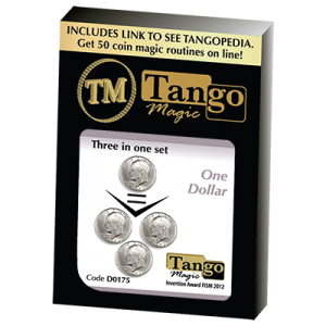 Three in One (Eisenhower Dollar) Set (D0175) by Tango - Trick