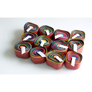 Mouth Coil 50ft (12/Rainbow) by Premuim Magic - Trick