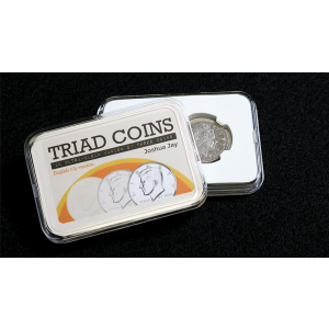 Triad Coins (UK Gimmick and Online Video Instructions) by Joshua Jay and Vanishing Inc. - Trick